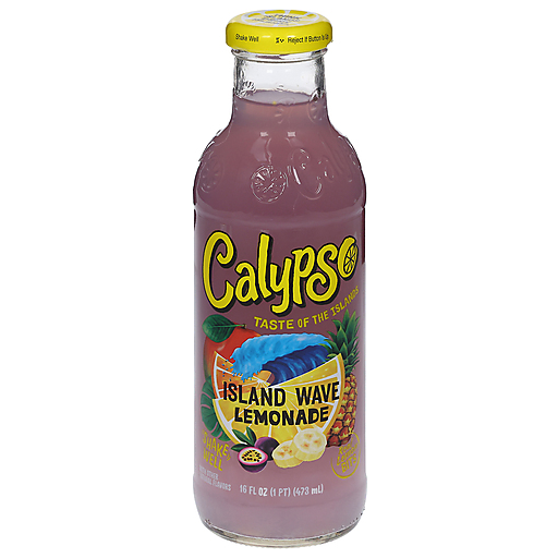 Calypso Lemonade, Island Wave 16 fl oz | Lemon Juice & Lemonade ...