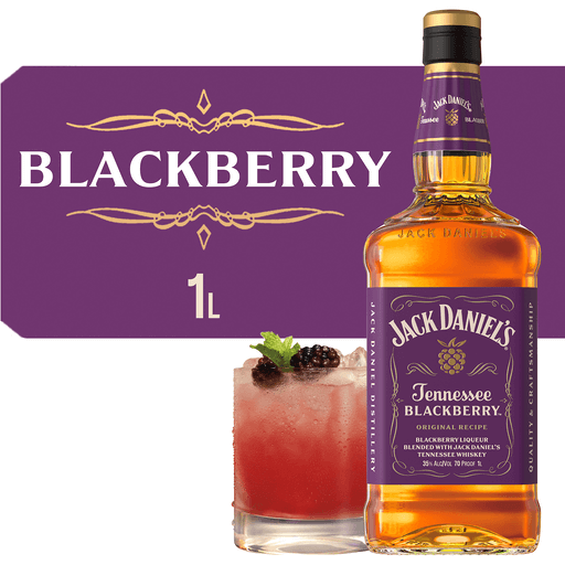 Jack Daniel's Tennessee Blackberry Whiskey Specialty, 1 L, 70