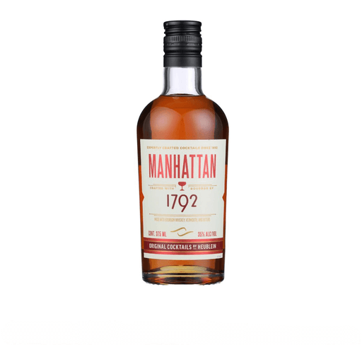 Heublein Manhattan – Ready-to-Drink Whiskey Cocktail, 70 Proof (35% ABV) – Bourbon & Sweet Vermouth