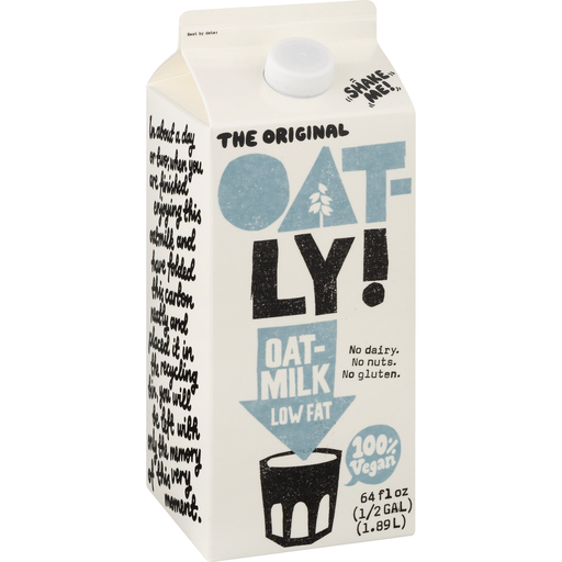 Oatly Oat-Milk, Low Fat, Milk Alternatives