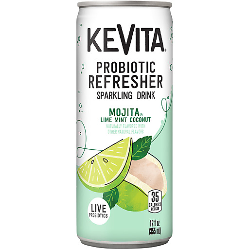 Ke Vita Probiotic Refresher Mojita Lime Mint Coconut Sparkling Drink 12 fl oz