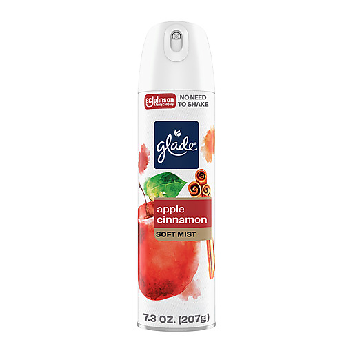 Glade Odor Fighting Soft Mist Air Freshener Room Spray, Apple Cinnamon, 7.3oz., 1 Count 7.3 oz