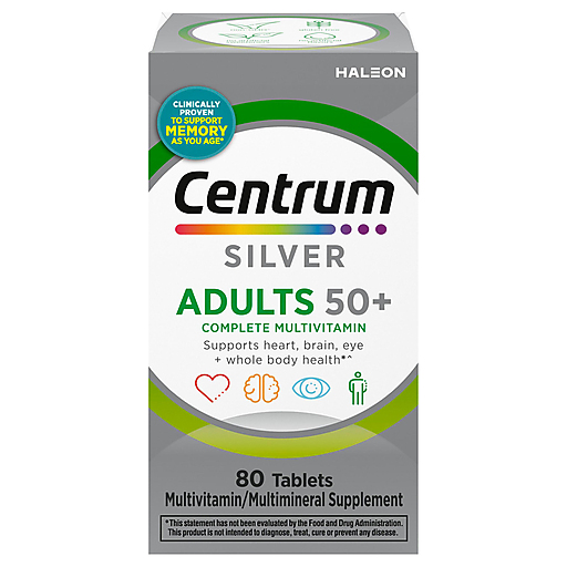 Centrum Adults 50+ Complete Tablets Multivitamin 80 ea