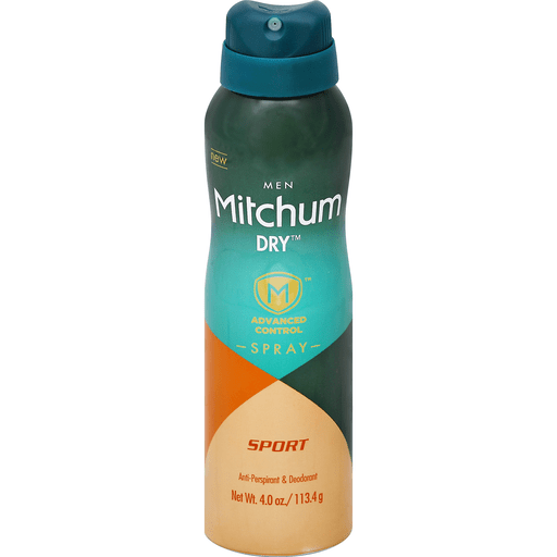 Mitchum Advanced Control Anti-Perspirant & Deodorant, Dry, Men, Spray ...