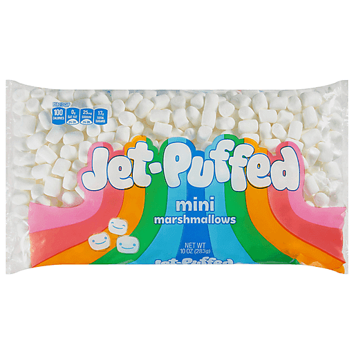 Jet-Puffed Peppermint Mini Marshmallows, 10 oz. Bag 