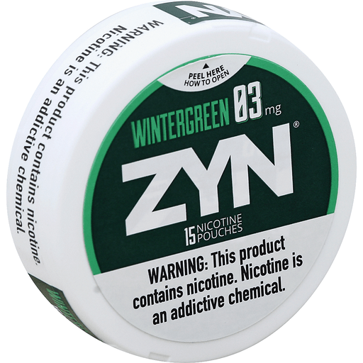 Zyn Wintergreen 6mg Nicotine Pouch (5 Cans/75 Pouches)