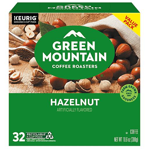 Green Mountain K-Cups, Hazelnut