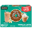 Donut Shop K Cup Pods Vanilla Latte Coffee 10 ea