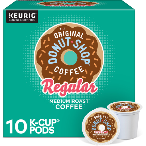 The Original Donut Shop Regular Keurig Single-Serve K-Cup Pods, Medium Roast Coffee, 10 Count