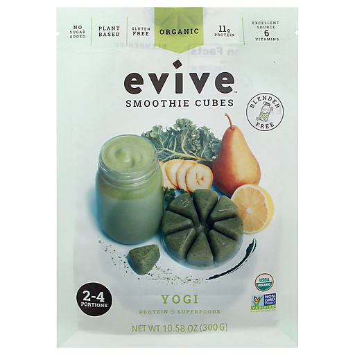 Evive Organic Asana Plant Based Smoothie Cube, 10.58 Ounce -- 8 per case