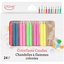 Crave Colorflame Candles 24 Ea