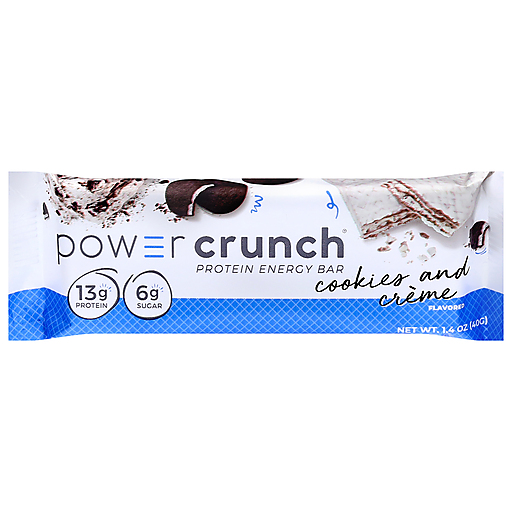 Power Crunch Cookies And Creme Flavored Protein Energy Bar 1.4 oz