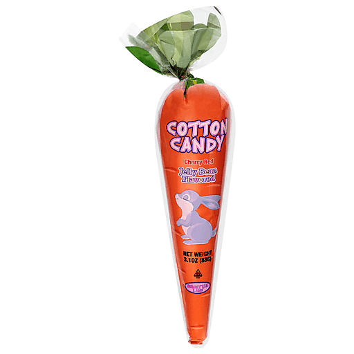 Bunny Tail Carrot Cotton Candy