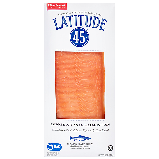 Latitude 45 Smoked Atlantic Salmon Loin 8 oz