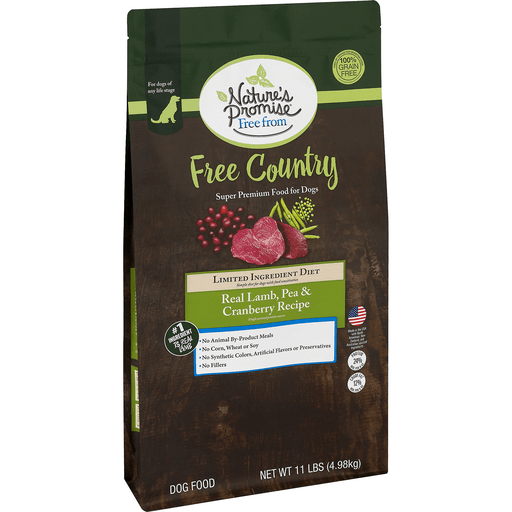 Natures Promise Free From Free Country Dog Food Real Lamb Pea