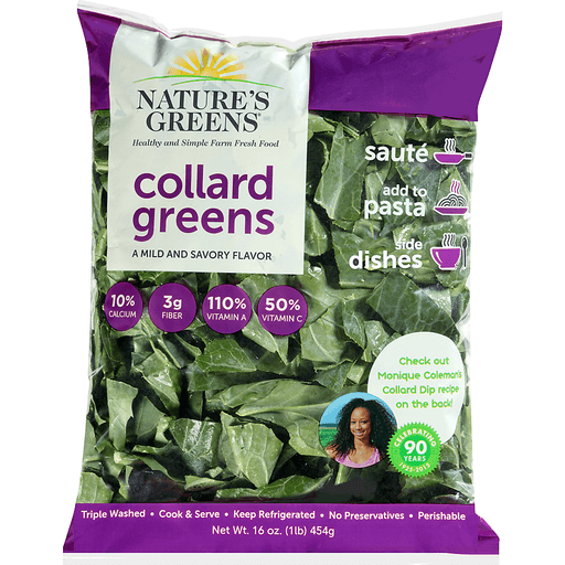 Nature's Greens® Collard Greens 16 oz. Bag, Salad Mixes