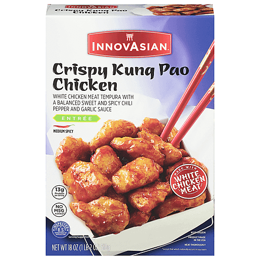 InnovAsian Crispy Kung Pao Chicken, Medium Spicy, Entree 18 Oz | Meals ...