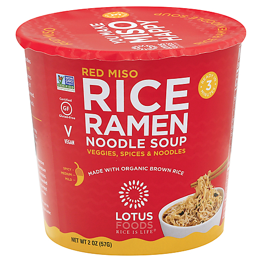 Lotus Foods Noodle Brown Rice Red Miso, Asian