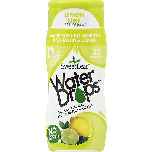 Sweet Leaf Water Enhancer, Stevia, Lemon Lime 2.1 Oz | Water 