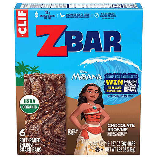 Clif Kid Z Bars-Org Chocolate Brownie-6 Pk