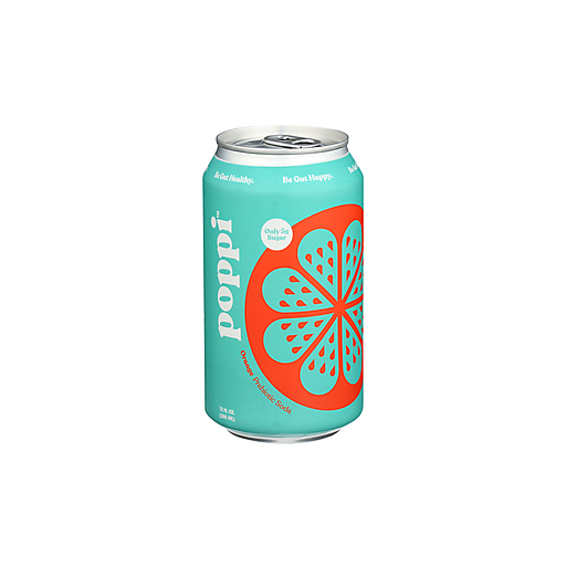 Poppi Orange Prebiotic Soda 12 fl oz