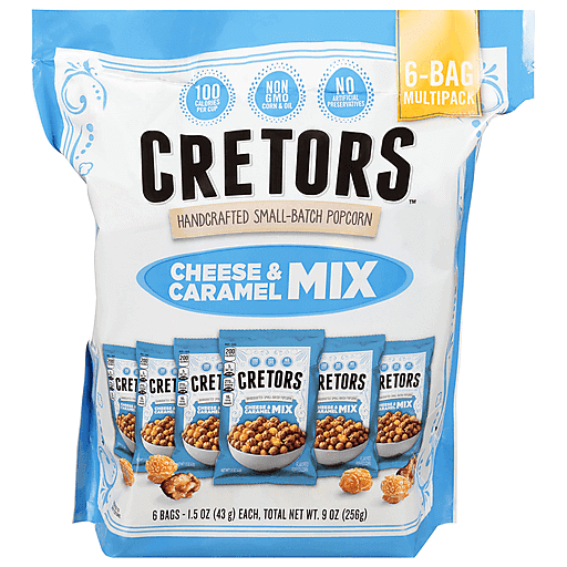 GH Cretors Popcorn, Caramel Corn, 8 Ounce (Pack of 12)