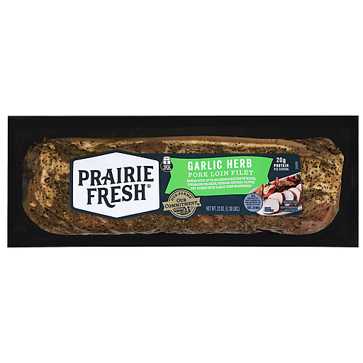 Prairie Fresh Garlic Herb Pork Loin Filet 22 oz