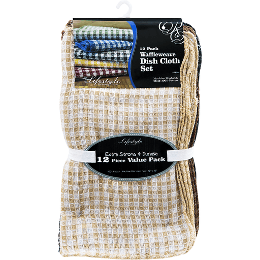 Cocoa Butter 3 Dishtowel/1 Dishcloth Set