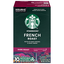 Starbucks Ground K Cup Pods Dark Roast French Roast Coffee 10 Ea