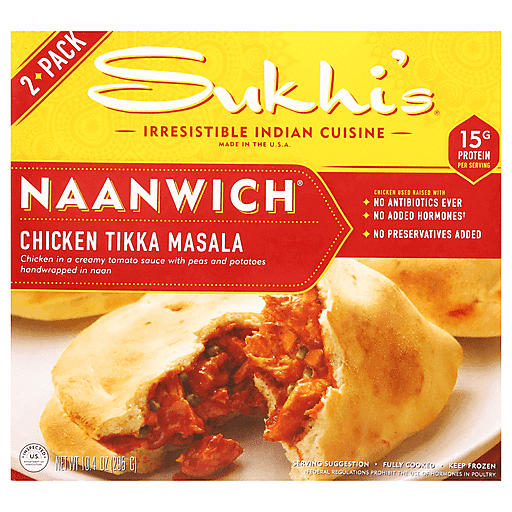 Sukhi's Chicken Tikka Masala Naanwich, 2 count