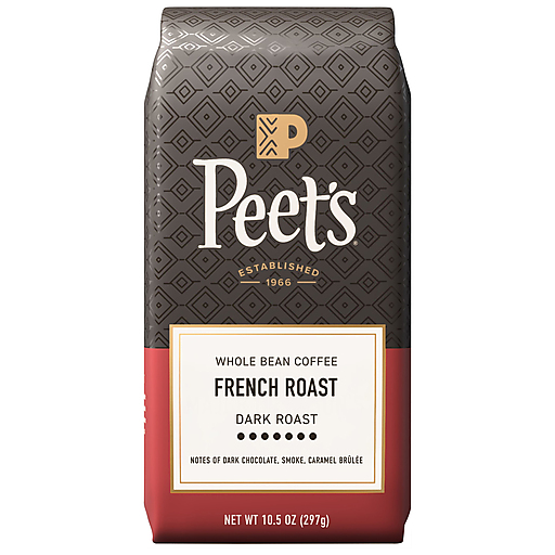 Peet's Whole Bean Dark Roast French Roast Coffee 10.5 oz