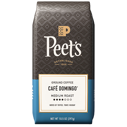 Peet's Ground Medium Roast Cafe Domingo Coffee 10.5 oz