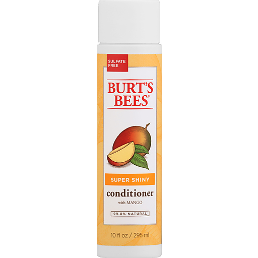 New, Burts Bees outlet Super Shiny Shampoo with Mango, 10 fl oz, sulfate free