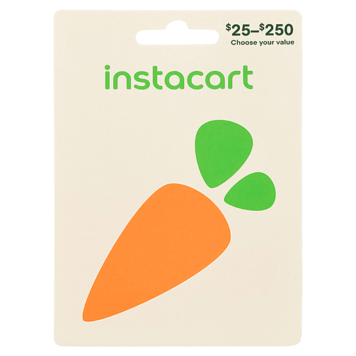 Instacart Gift Card, $25-$250 1 Ea | Gift Cards | Bassett's Market