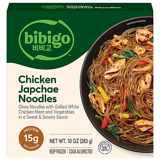 Bibigo Frozen Chicken & Vegetable Japchae Noodles