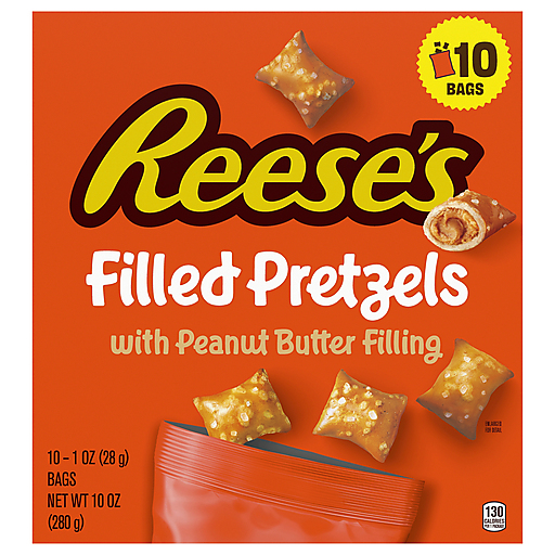 Reese's Filled Pretzels With Peanut Butter Filling 10 ea