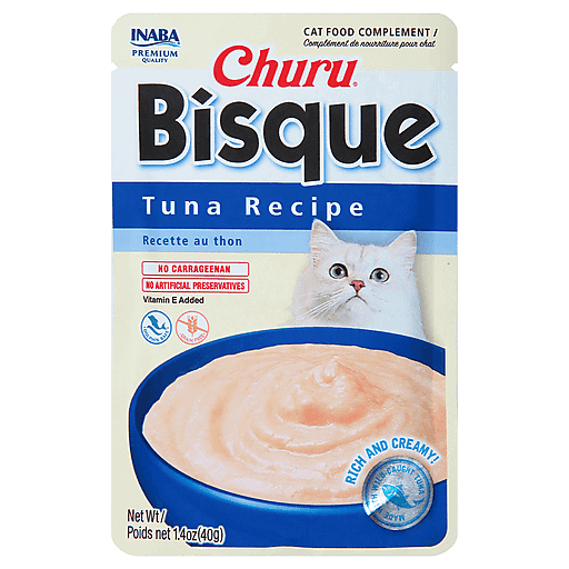 Inaba Cat Food Complement Tuna Recipe Bisque 1.4 oz Shop