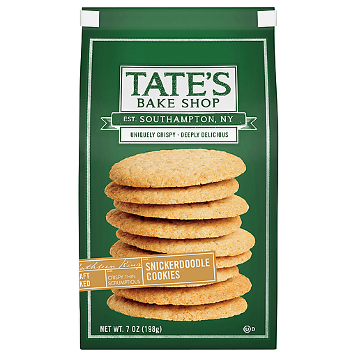 Tate's Bake Shop Snickerdoodle Cookies, 7 oz