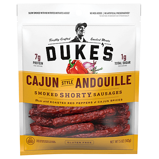 Dukes Smk Sausg Cajun Smoked Andouille Sausage Jerky