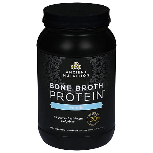 Ancient Nutritn Vanilla Bone Broth Protein-40 Servng