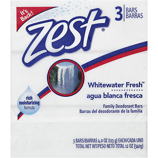 Zest Indulgence Whitewater Lily & Jojoba 2024 (8) 4 oz Bar Soaps SEALED Discontinued