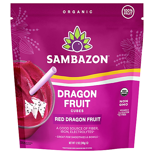 Sambazon Red Cubes Dragon Fruit 12 oz