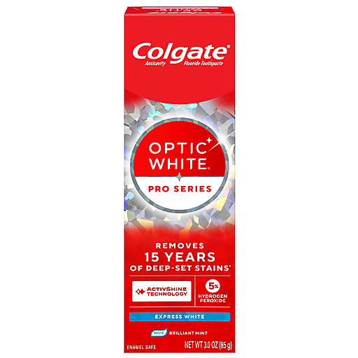 Colgate Pro Series Express White Brilliant Mint Toothpaste 3 oz
