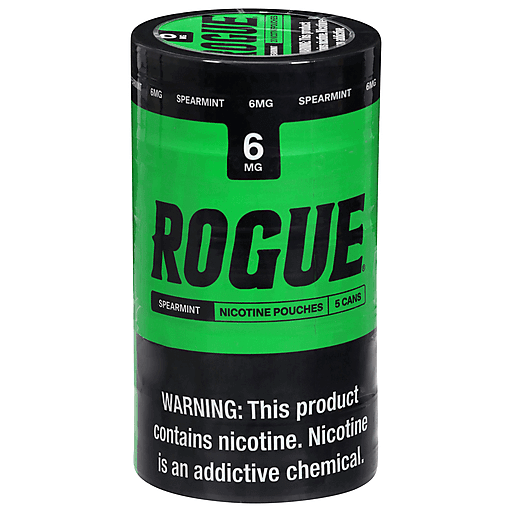 Rogue 6 Mg Spearmint Nicotine Pouches 5 ea