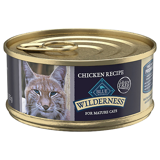 Blue Buffalo Grain Free Formula Natural Mature Chicken Recipe Food For Cats 5.5 oz