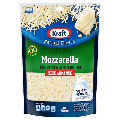 Kraft Whole Milk Shredded Mozzarella
