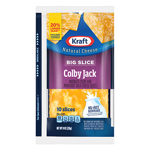 Kraft Colby Jack Big Slice Cheese Slices 10 ea