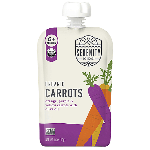 Serenity Kids 6+ Months Organic Carrots 3.5 oz