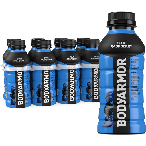 Bodyarmor Blue Raspberry Sports Drink Bottles 12 fl oz