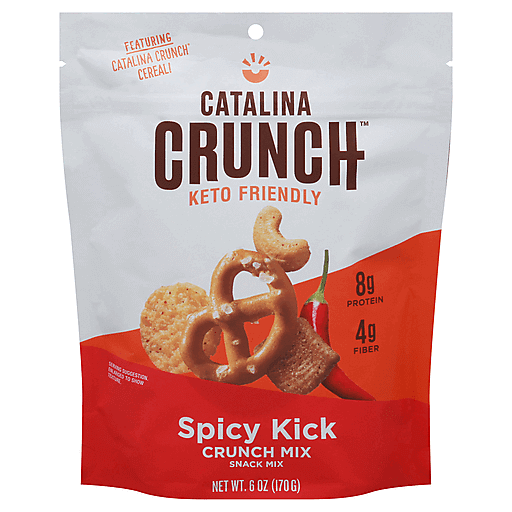 Catalina Crunch Snack Mix, Crunch Mix, Spicy Kick, Keto Friendly 6 Oz, Snacks, Chips & Dips